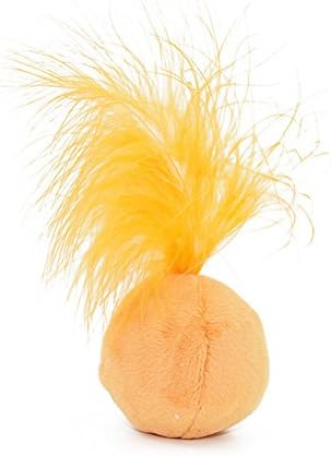 Furry Rattle Ball Cat Toy with Feather and Catnip - Interactive Pom Pom Balls for Cats, Soft and Lightweight, 2 Inch, 6 Pack. - Image 7