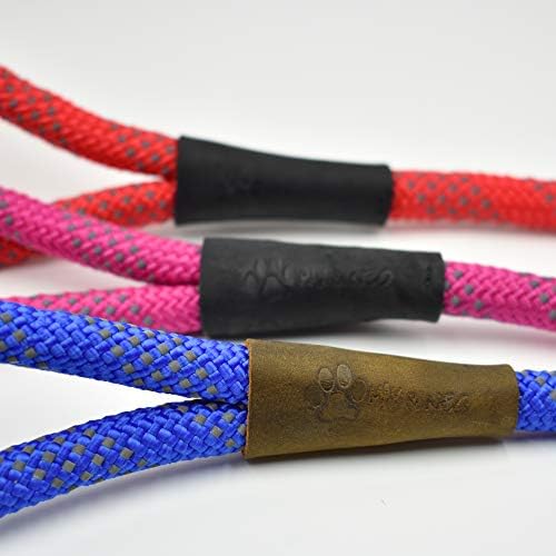 Max and Neo Rope Leash Reflective 6 Foot - We Donate a Leash to a Dog Rescue for Every Leash Sold (6 FT x 1/2", Pink) - Image 2