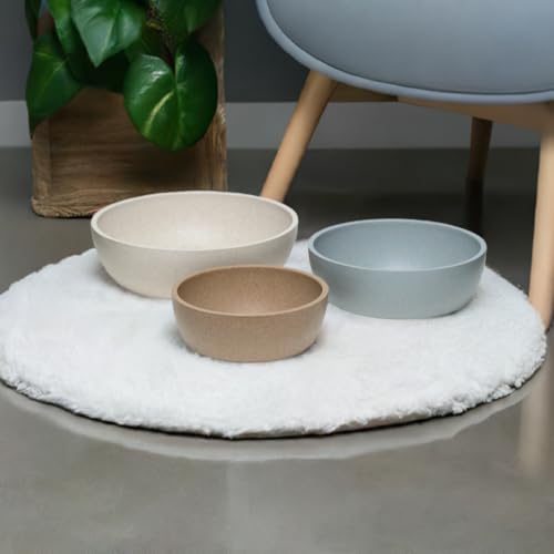 Loving Pets - Dolce Bamboo - Eco-Friendly Pet Bowls & Dishes for Dog, Cats, Puppy Food and Water Dish -Sustainable and Dishwasher Safe, Made with Real Bamboo (Small, Slate-Grey) - Image 6