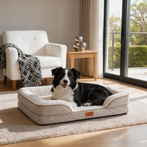Orthopedic Dog Beds Large Sized Dog, Memory Foam Dog Bed Couch, 36"L - Image 2