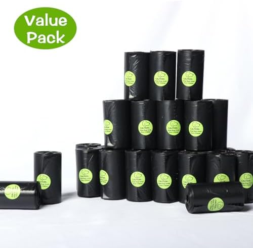 DREAM&GLAMOUR Dog Poop Bags,value pack,1200 Count Extra Thick and Strong Poop Bags for Dogs,60 Rolls,20 Doggy Bag Per Roll,Each Measures 9 x 13 Inches,Guaranteed Leak-Proof (Pack of 2) - Image 6