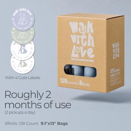 Poop Bags for Dogs, Leak Proof and Mess-free Waste Bags, 128 Bags - Image 2