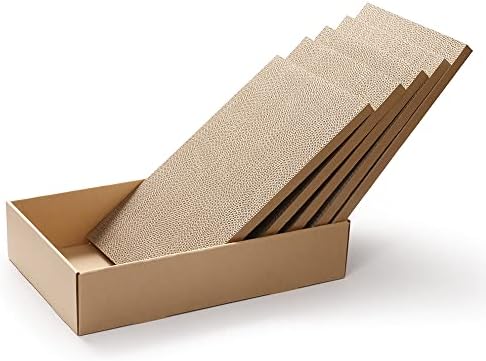 5 Packs in 1 XL Cat Scratcher, Cat Scratching Pad, Double Sided Cardboard Cat Scratcher - Image 6