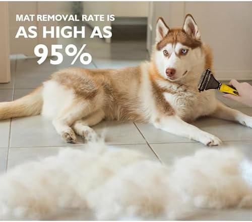 Pet Republique Matt Splitters Tool – Effective Mat Remover and De-matting Comb for Long-Haired Dogs, Cats, Rabbits – Regular 12+23 Teeth Design - Image 2