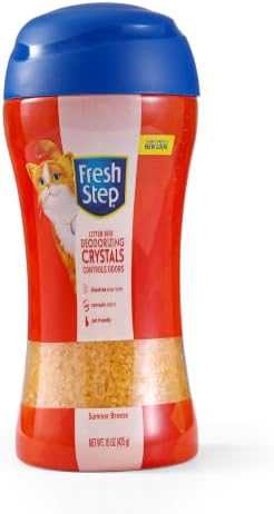 Fresh Step Cat Litter Crystals Deodorizer, Summer Breeze, 15 Oz, 3-Pack - Image 7