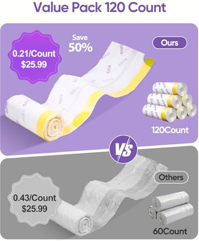 120 Count Automatic Cat Litter Bags for Pet Pivot 11/12 - Image 6