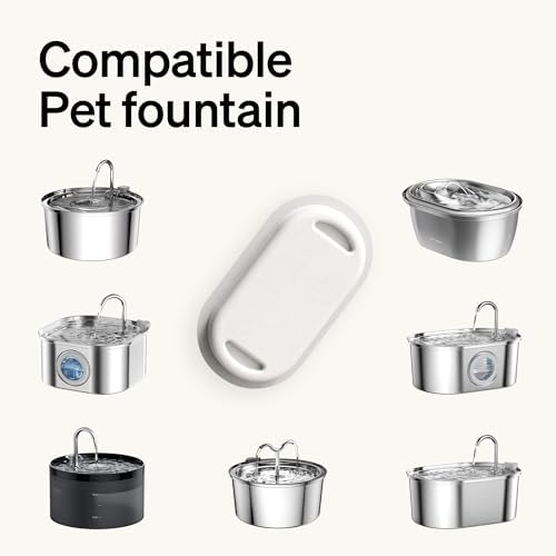 PETLIBRO 8 Packs Replacement Filters for Stainless Steel Cat Water Fountain PLWF003 & PLWF006, 4 Months Set of Replacement Filters fot Pet Water Fountain Stainless Steel - Image 2