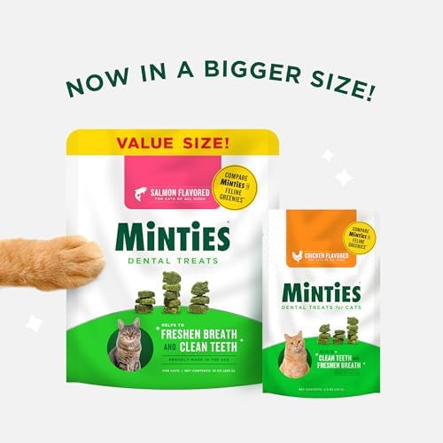 VetIQ Minties Dental Cat Treats Chicken Flavor 2.5 - Image 2