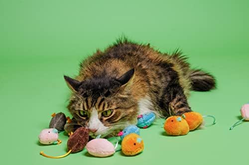 Hartz Cattraction with Silver Vine & Catnip Crinkle Mice, 10 Count - Image 7