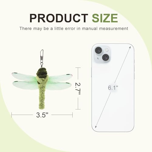 SONGWAY Insect Cat Toy Refills - 10 Pieces Dragonfly Toy Replacements for Indoor Cats, Interactive Cat Toy Wand Attachments - Image 7