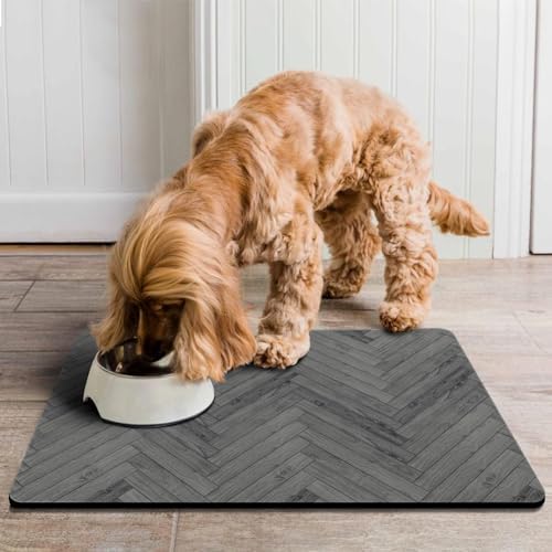 Dog Food Mats for Floors Absorbent, Pet Cat Food Mat - Quick Dry Dog Bowl Mats for Food and Water, Eco-Friendly Boho Pet Supplies - Image 7