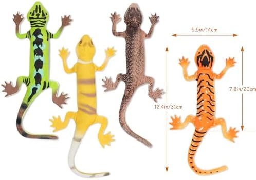 Catnip Toys, Catnip Lizard Toys for Indoor Cats, 4-Pack Interactive Cat Kicker Toys for Teeth Cleaning & Boredom Relief, Durable Plush Cat Toys for Kitten and Adult Cats, for Cat Lovers - Image 7