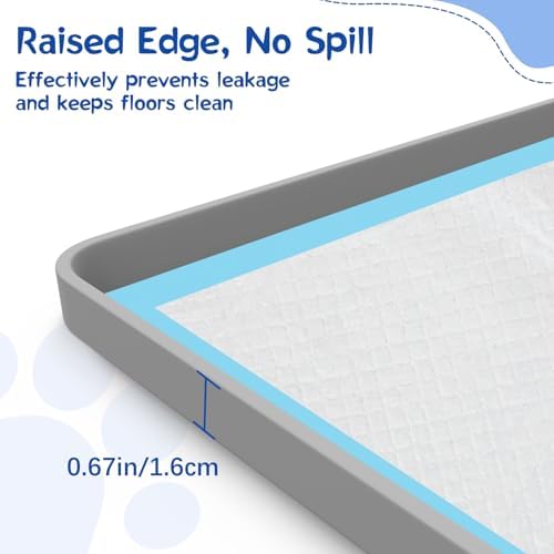 VavoPaw Pee Pad Holder for Dog, 22" × 34" Puppy Pad Holder with Clamps - Image 2