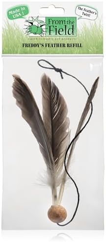 from The Field | Freddy's Feather Wand Refill Cat Toy | Duck Feathers - Image 2
