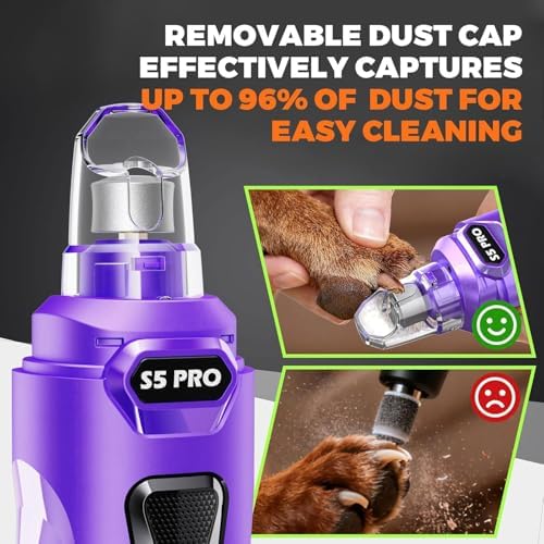 Whisper Quiet Dog Nail Grinder Safe & Stress-Free for Sensitive Dogs Cats - Image 7