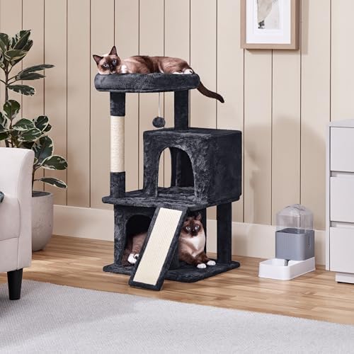 Yaheetech 36in Cat Tree Tower with Large Perch for Senior Kittens - Image 2