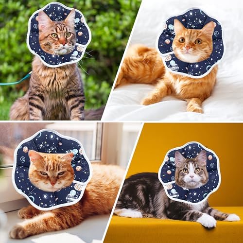Soft Adjustable Cat Cone Collar, Comfortable Cat Recovery Collar - Image 7