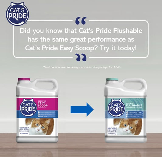 Cat's Pride Easy Scoop Lightweight Scented Clumping Litter 10lb - Image 2