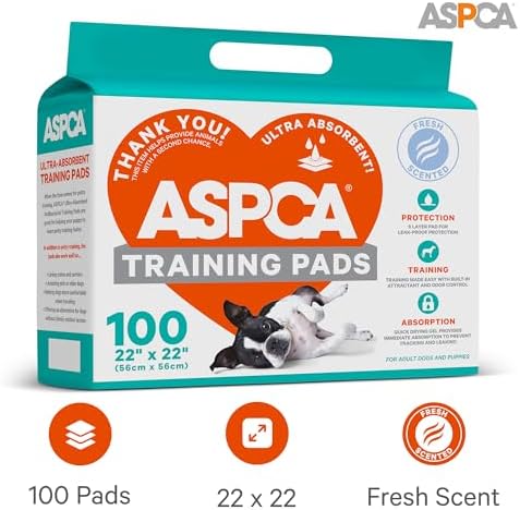 ASPCA Puppy Training Pads, 22"x 22", Fresh Scent, 100 Count - Image 2