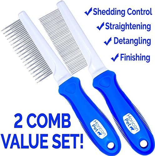 Detangling and Grooming Dog Comb Set for Dogs, Cats, Small Animals - Image 2