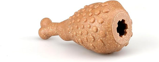 Chicken Leg Chew Toy, for Small to Medium Dogs, Bamboo Fiber & Nylon, Durable Long Lasting Dog Chew for Aggressive Chewers