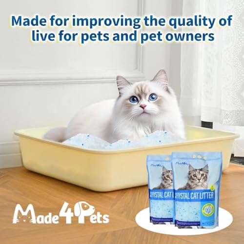 Made4Pets Cat Litter Crystals,Non Clumping Litter 17.2 lbs(4 x 4.3lb Packs) - Image 7