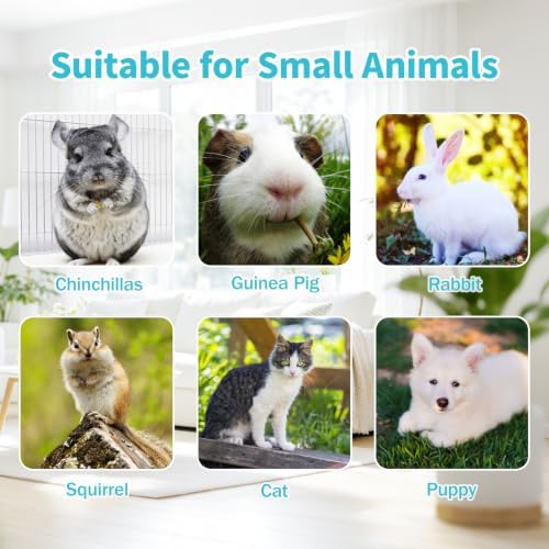 BWOGUE Bunny Tunnel Bed, 2-in-1 Collapsible Rabbit Tunnel Hideout with Mat - Image 7