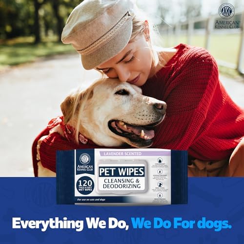 AKC Pet Wipes for Dogs & Cats, Hypoallergenic, Alcohol-Free, Oatmeal - Image 4