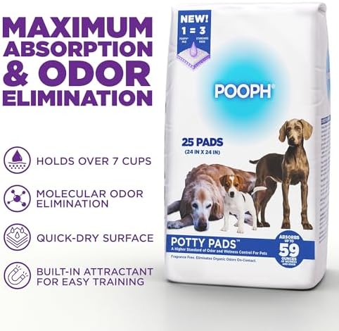 POOPH® Potty Pads™ 24 x 24 in, 25 Count - Image 2