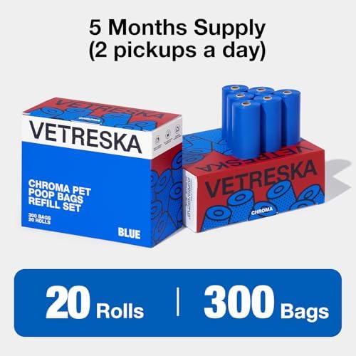 VETRESKA Dog Poop Bags, 300 Counts, Leak Proof, Extra Thick and Large - Image 6