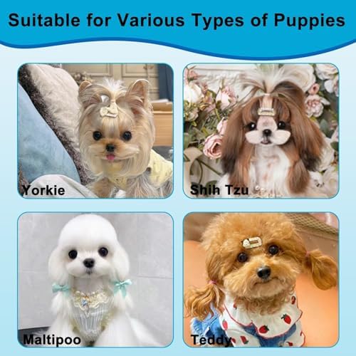 Puppy Brush for Small Dogs - Soft Dog Brush (Blue) - Image 7