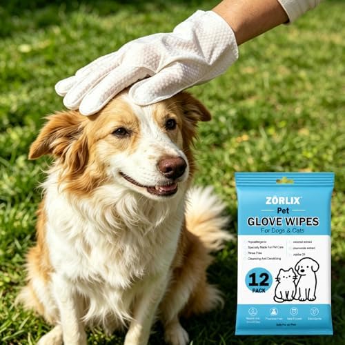 36Pcs Hypoallergenic Pet Glove Wipes for Dogs & Cats - Image 7