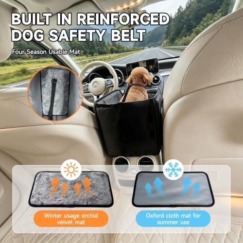 Foldable Dog Car Travel Seat,Suitable for Small Dogs up to 11 lbs - Image 7