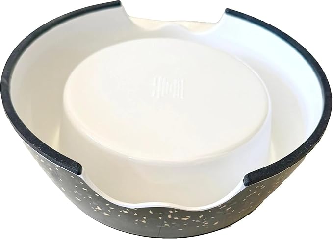 Pet Feeder Bowl Set, 20 Oz Stainless Steel Bowls with Non-Slip Base, 8.5 Inch Wide, Set of 2, for Large Dogs