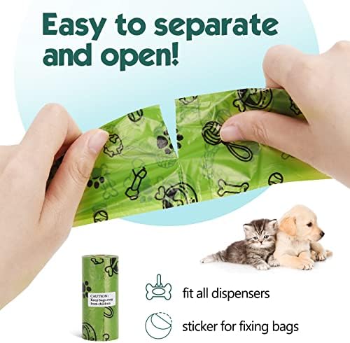 1080PCS Dog Poop Bags Bulk– Strong Leakproof for Clean Hands - Image 2