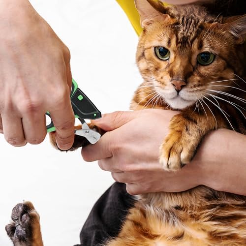 Mr. Pen- Cat Nail Clipper with Adjustable LED Light, Green Cat Nail Trimmer - Image 7