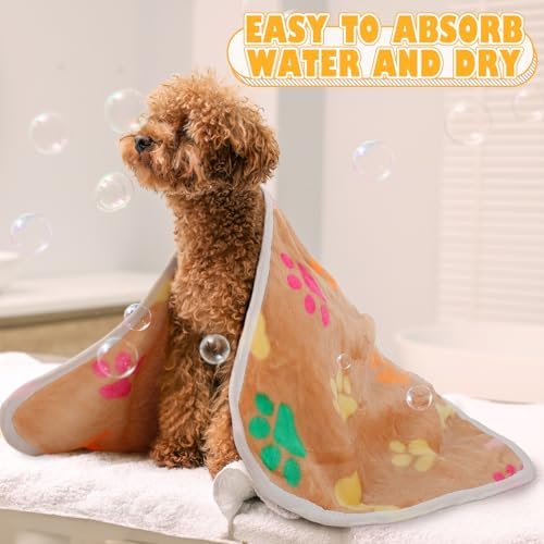 Chumia 18 Pcs Fleece Puppy Blanket for Dog Cat, 30 X 20 Inch, Cute - Image 7