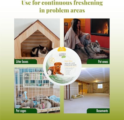 Citrus Magic Pet Solid Air Fresheners, Fresh Citrus, 8 Ounce, Pack of 3 - Image 7