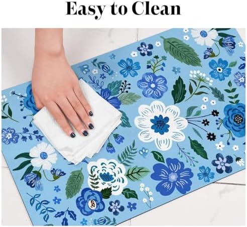 Dog Food Mats for Floors, Absorbent Dog Bowl Mat for Food and Water Dispenser Mat, Quick Dry Cat Food Mat Pet Supplies - Image 7