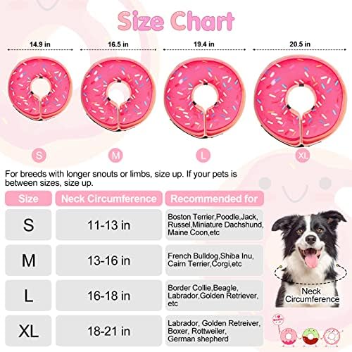 BEAUTYZOO Dog Cone Collar Alternative After Surgery,Pet Neck Donut E‑Collar - Image 2