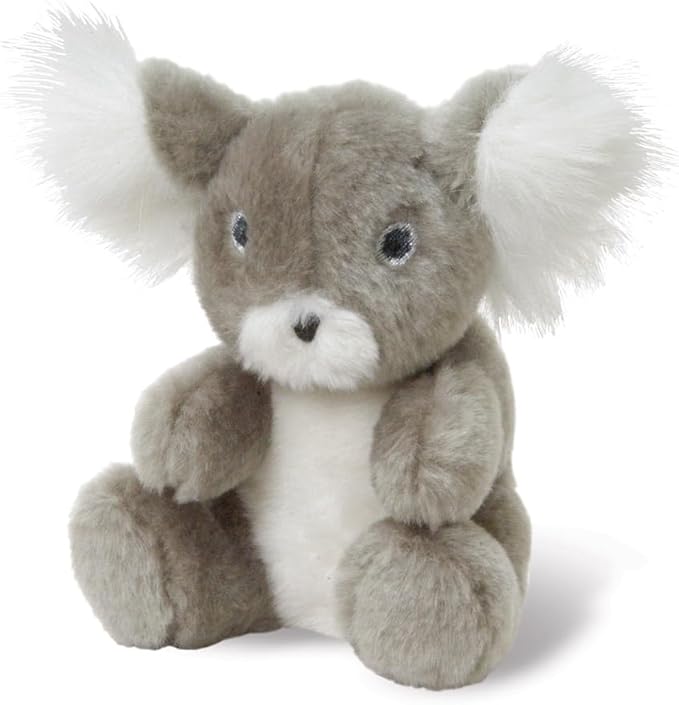 Jeffers Down Under Koala Plush Squeaker Dog Toy, 6” - Soft Gray Animal Plush for Puppies and Small Dogs, Cute Indoor Play Toy, Light Chewer Pet Plushie, Safe Supervised Play