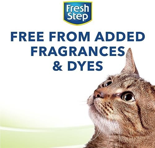Fresh Step Cat Litter, Unscented, Odor Control | Clumping Formula | Activated Charcoal | 14 lb | Pack of 2 - Image 2