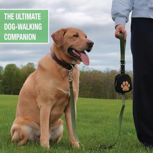 Dog Poop Bag Holder for Leash Dog Treat Pouch, Cute Premium Double Sided Bag Dispenser with Clip Attachment, Outdoor Training and Hiking, Hands Free for Dog Walking, THEO'S GOODS & CO. - Image 2