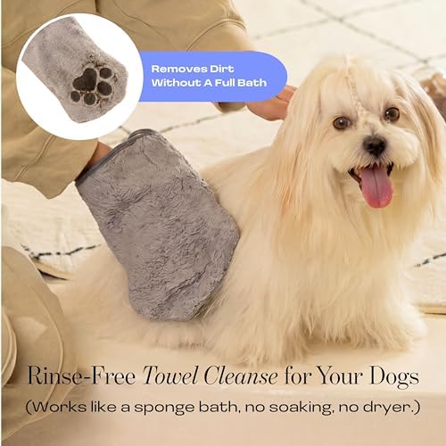 Dog Concentrated Waterless Shampoo & Conditioner, Rinse-Free, 8x10ml - Image 2