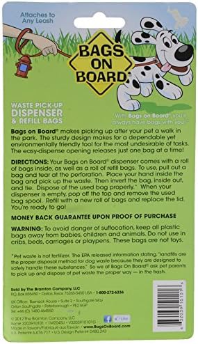 Bags on Board Fire Hydrant Style Dog Waste Bag Dispenser with 30 Refill Bags - Image 2