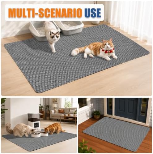 Cat Litter Mat, 30 x 45 in – XL Non-Slip, Cut-to-Fit - Image 6