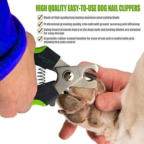 Dog Nail Clippers with Safety Guard - Superior Sharpness - Veterinarian Designed - for Medium and Large Dogs - Professional Stainless Steel Dog Nail Trimmers - Image 2