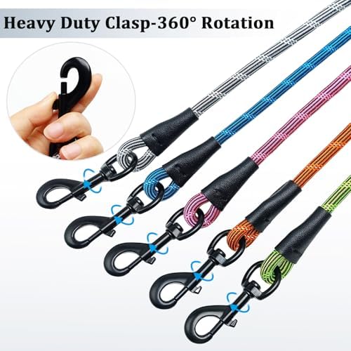 WYuZe 5 FT Double Dog Leash Detachable Rope Dual Leash for Two Dogs - Image 7