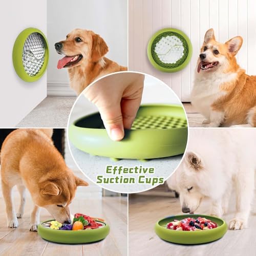 Dog Lick Bowl, Non-Slip Lick Mat Slow Feeder for Dogs & Cats - Image 7