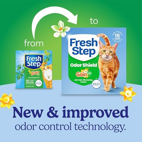 Fresh Step Odor Shield Multi Cat Clumping Cat Litter with Gain, 14 lb. - Image 2